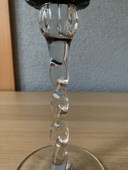 Velká číše z hutního skla s motivem - 900 ml, 33 cm - 4