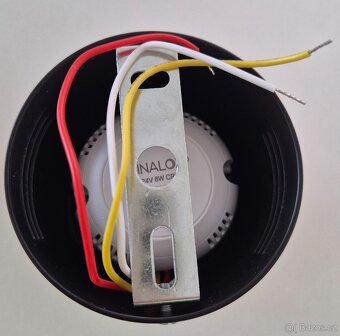 3x LED bodové svítidlo Minalox, přisazené, černé - 4