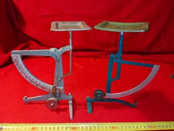 Váhy - miskové, na zlato, na dopisy atd + hodně závaží - 4