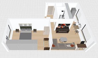 Moderní byt 2+kk po kompletní rekonstrukci - 4