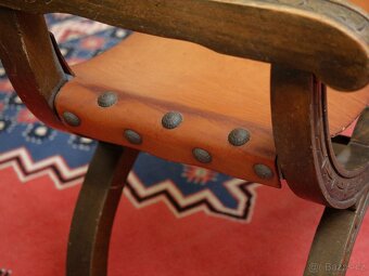 Starožitné křeslo Dagobert - 4