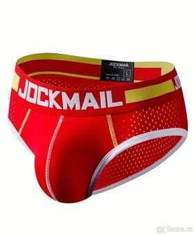 VÝPRODEJ prodyšné pánské slipy Jockmail XXL (eu L-XL) - 4