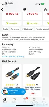 Kompletní TV set – Samsung 32” + DVB-T2 setobox Alma Mini - 4