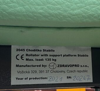 Chodítko Stabilo II (Zdravopro 2021) - 4