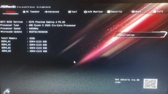 nepoužitá ASRock X570 AM4 až DDR4-6000 PCIE 4.0 M.2 NVMEx4 - 4
