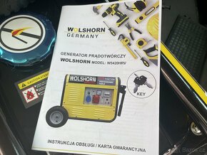 Nová benzínová elektrocentrála 230/400V 3,9/7,3kW - 4