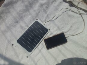 Solární nabíječka na mobil - cestovní Solární panel na nabí - 4
