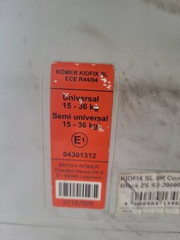 Autosedacka Britax Römer 15-36kg - 4
