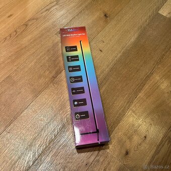 Stojací rohová LED lampa Ydene SPL-FLL001, 160 cm, černá - 4