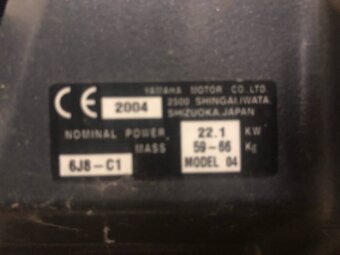 Lodní motor YAMAHA 30 HP - 4