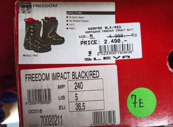 Snowboardové boty 23,5cm - 4