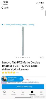 Tablet Lenovo 12,7’’ + kryt - 4