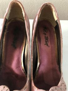 Dámské růžové lodičky 40 - 4