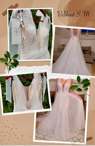 Nové svatební šaty - různé styly a velikosti - 4