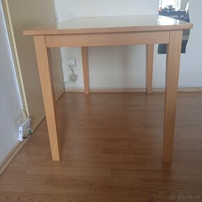 Dřevěný jídelní stůl 120x75x73cm - 4