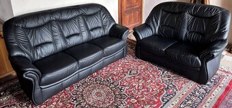 Luxusní kožená sedací souprava 3+2+1, 4382 - 4