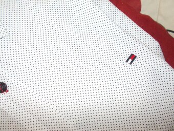 NÁDHERNÁ PÁNSKÁ ZNAČKOVÁ KOŠILE TOMMY HILFIGER V. L NOVÁ - 4