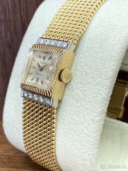 Dámské hodinky Rolex Precision Ref 8790, zlaté pouzdro 750, - 4