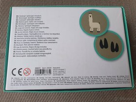 Dřevěné pexeso Zvířátka a jejich stopy, 50 dílků - 4