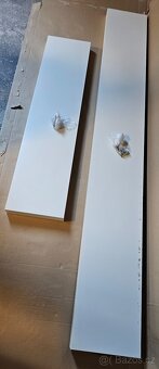 PRODÁM SADU 2KS BÍLÝCH POLIC IKEA LACK 110 A 190 CM - 4