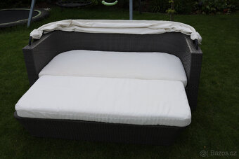 Ratanový zahradní gauč - 4