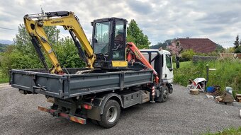 Volvo FLB3C s kontejnerem + Bagr Yanmar Vio 33 - 4