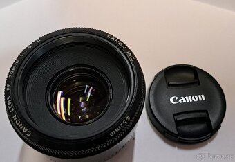Nabízím objektiv CANON Lens EF 50mm 1.18 II TOPSTAV - 4