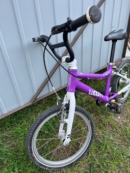 🚲 WOOM 3 - vel. 16” – dětské kolo (fialovo-bílé) - 4