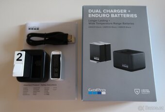 Gopro hero 11 jako nove + 2ks extra baterii + housing + 64GB - 4