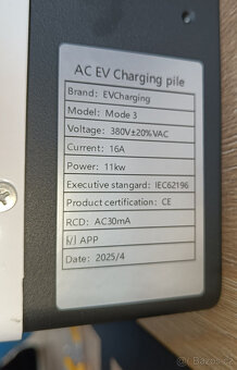 Nabíječka Wallbox Typ 2 11kW 3F/1F, Wifi/Bluetooth - 4