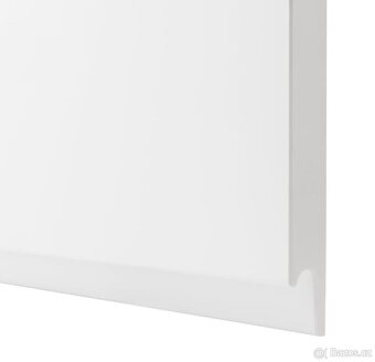 TV stolek pro zásuvky IKEA Besta bílá Voxtorp dveře - 4