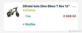 Dětské dinosauří kolo 12” - 4