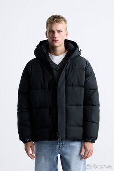 Péřová bunda Zara z ripstopu, velikost L - 4