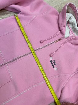 Růžová teplá podzimní bunda/kabát 40/42 - 4