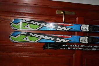 lyže Nordica 160 cm , lyžáky atomic 42 - 4