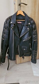 Kožená bunda - křivák Brixton - 4