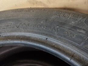 205/60 R15 letní pneu 2kusy - 4
