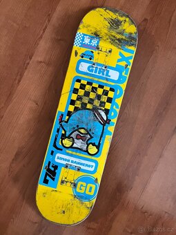 Skateboard deska, kolečka, trucky a hardware - 4