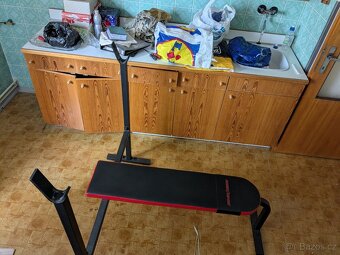 Lavice na benchpress + velká osa - 4