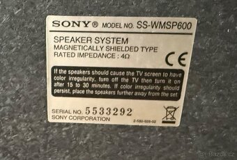 Domácí kino Sony, funkční . - 4