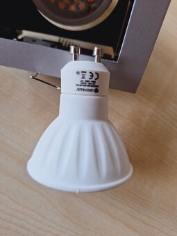 Bodovky-telěsa do podhledu stříbrné kovové -výklopné - 4