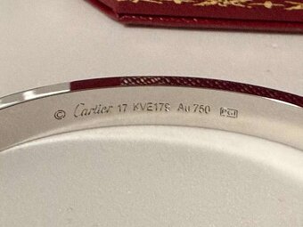 Original Cartier Love Armband Armreif in 18 Karat Weißgold G - 4