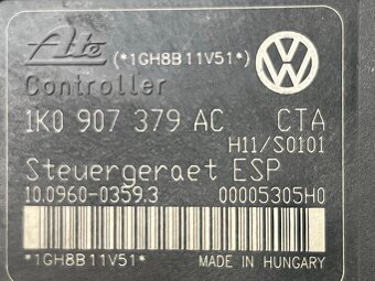 Řídící jednotka ABS 1K0907379AC Audi A3 8P sportback 2008 - 4