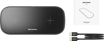 NOVÁ AlzaPower WC250 Premium Dual Wireless Fast Charger 15W - 4