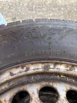 Zimní plechová kola 205/65 R16 5x120 VW - 4