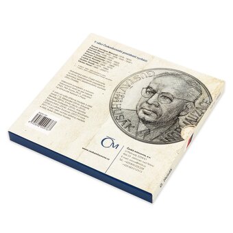 Stříbrná medaile Českoslovenští prezidenti - Gustáv Husák pr - 4