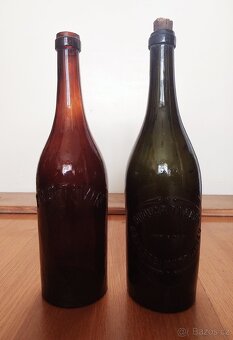 Stará pivní láhev - Pivovar Třeboň a Protivín - 4