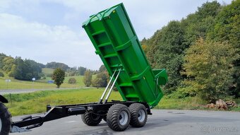 Traktorový návěs,Vlek za Traktor,Vlečka,Přívěs,Dumper 19t - 4