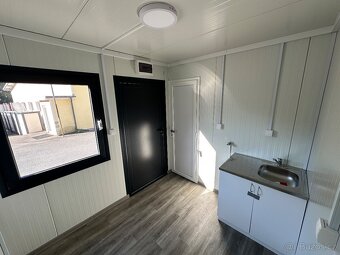 Kancelářská buňka, zahradní domek 4x2,4m, NOVÝ - 4