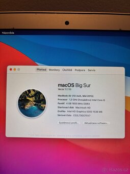 MacBook Air 13” (Mid 2013) – i5, 4GB RAM, 128GB SSD - 4